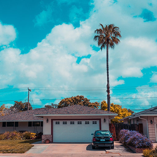 A house in california